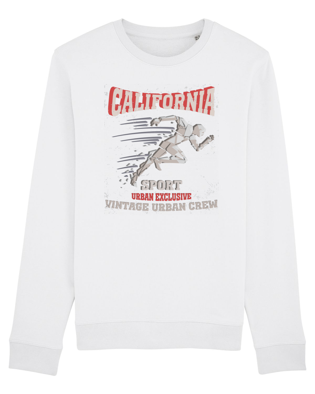 Bluză mânecă lungă Unisex Rise White