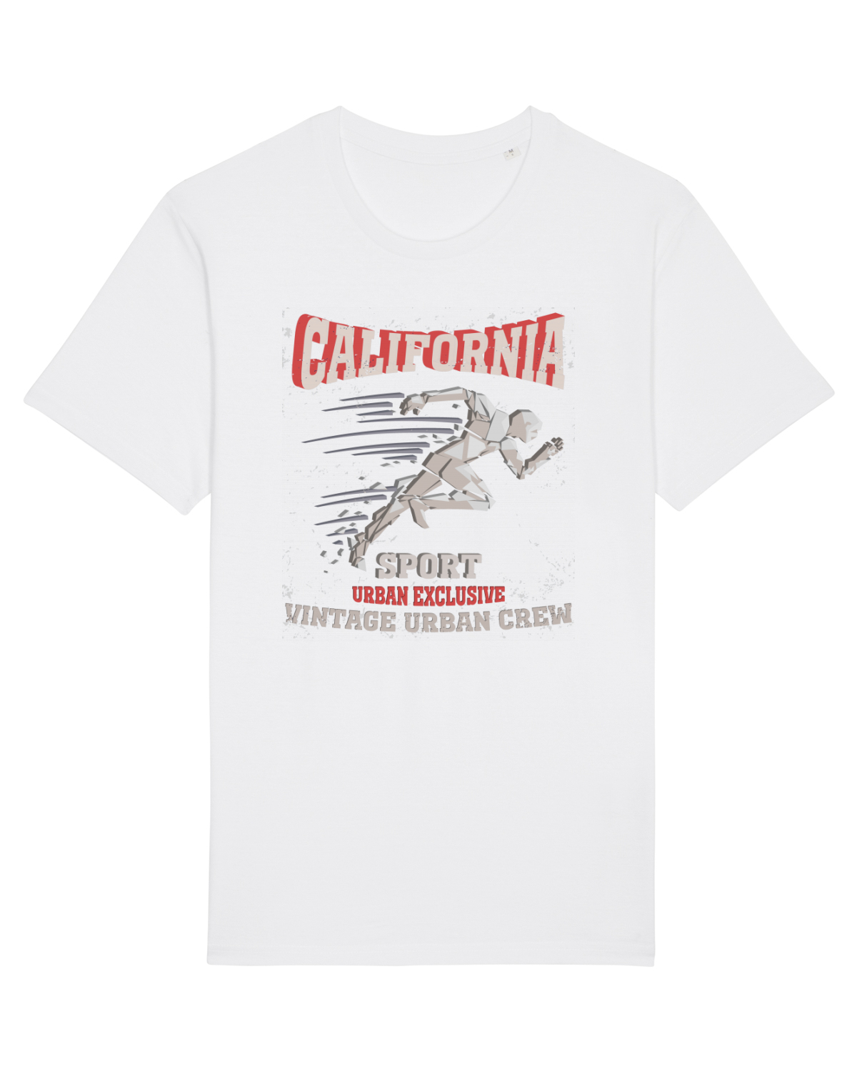 Tricou mânecă scurtă Unisex Rocker White