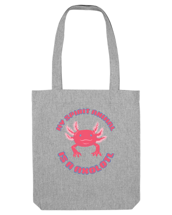 Kawaii Axolotl Heather Grey