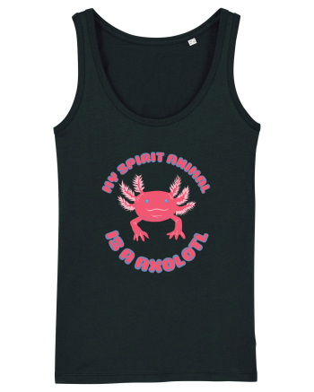 Kawaii Axolotl Black