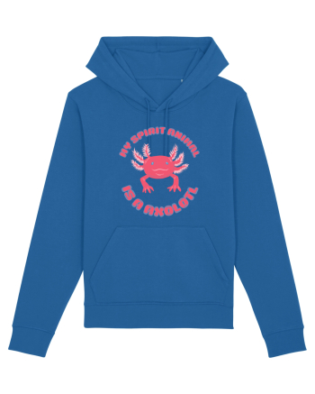 Kawaii Axolotl Royal Blue