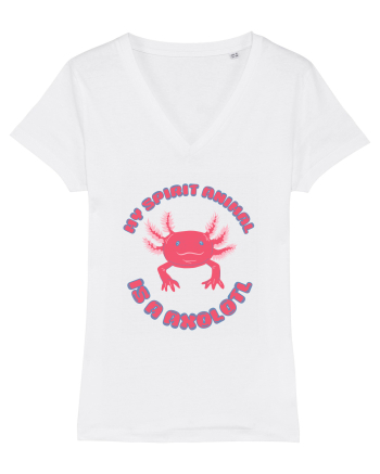 Kawaii Axolotl White