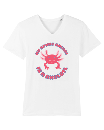 Kawaii Axolotl White