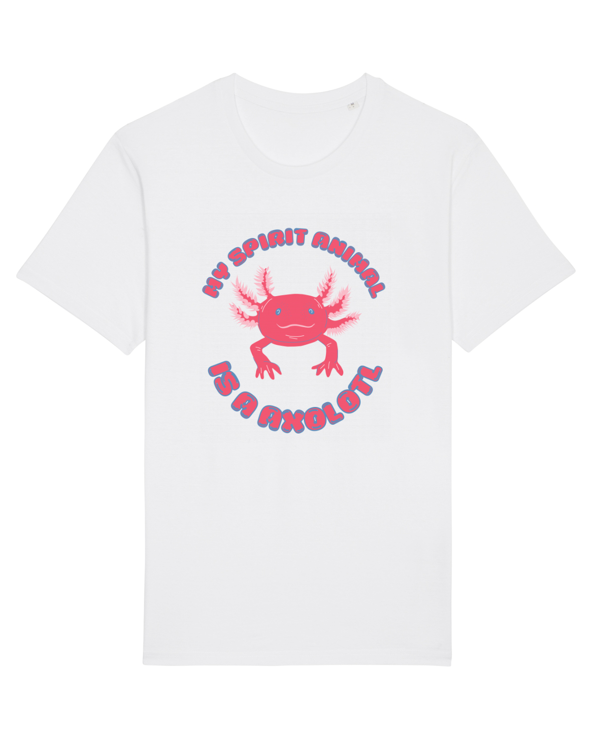 Tricou mânecă scurtă Unisex Rocker White