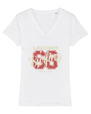 California Surfing Santa Cruz White