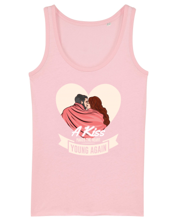 De ziua îndrăgostiților - A kiss makes the heart young again Cotton Pink
