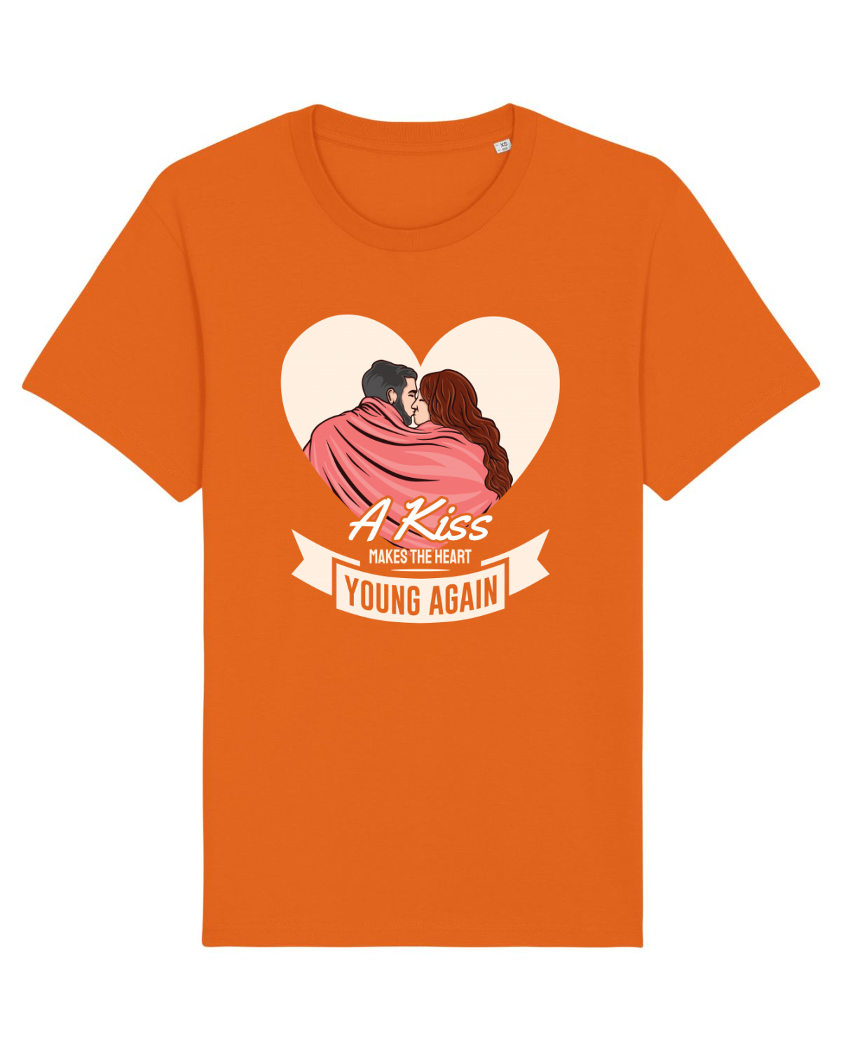 Tricou mânecă scurtă Unisex Rocker Bright Orange