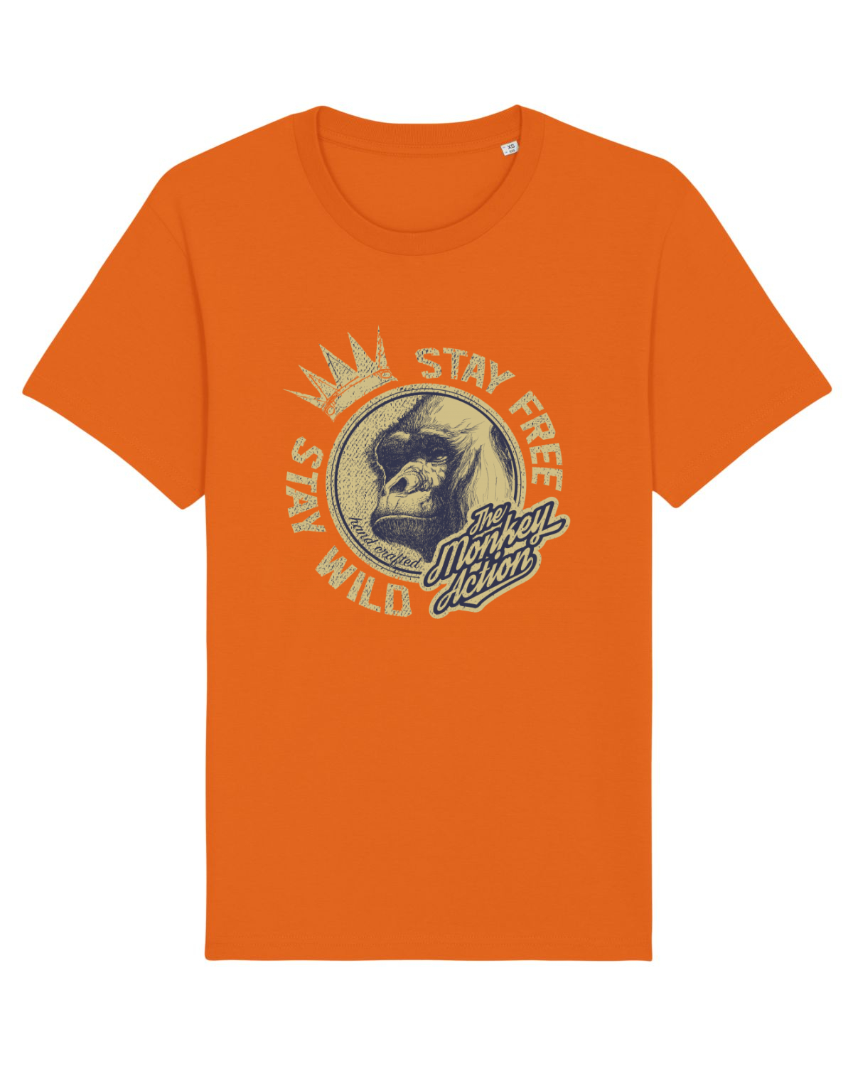 Tricou mânecă scurtă Unisex Rocker Bright Orange