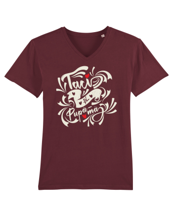 Taci și pupă-mă Burgundy