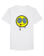 Vise și relax Tricou mânecă scurtă guler larg Bărbat Skater