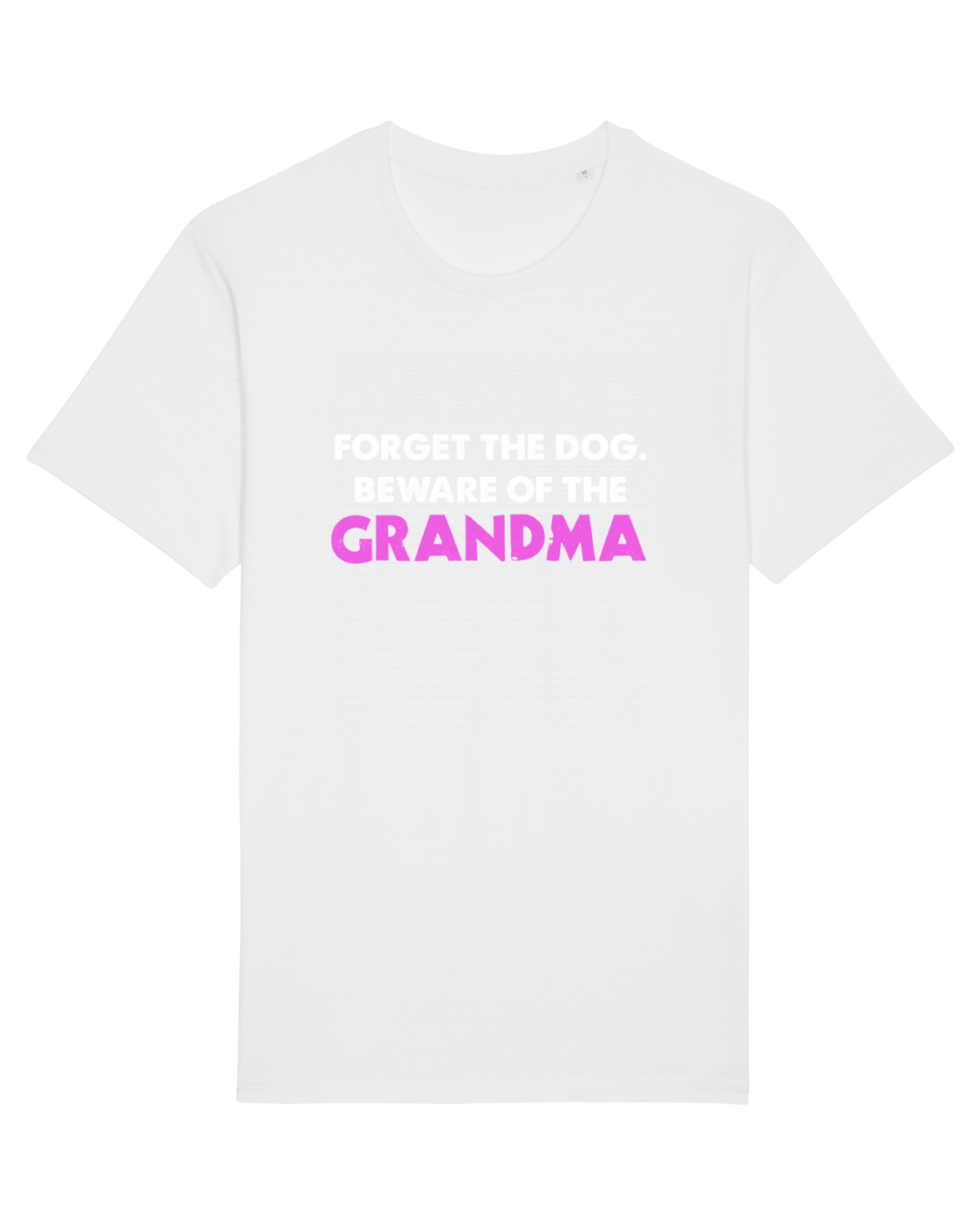 Tricou mânecă scurtă Unisex Rocker White