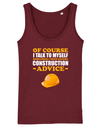 CONSTRUCTION Burgundy