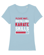 KARATE Tricou mânecă scurtă guler larg fitted Damă Expresser
