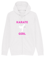 KARATE GIRL Hanorac cu fermoar Unisex Connector