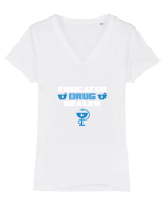 FARMACIST Tricou mânecă scurtă guler V Damă Evoker