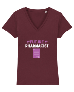 FARMACIST Tricou mânecă scurtă guler V Damă Evoker