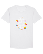 FARMACIST Tricou mânecă scurtă guler larg Bărbat Skater