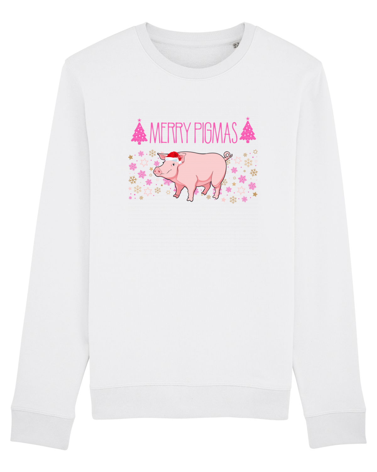 Bluză mânecă lungă Unisex Rise White