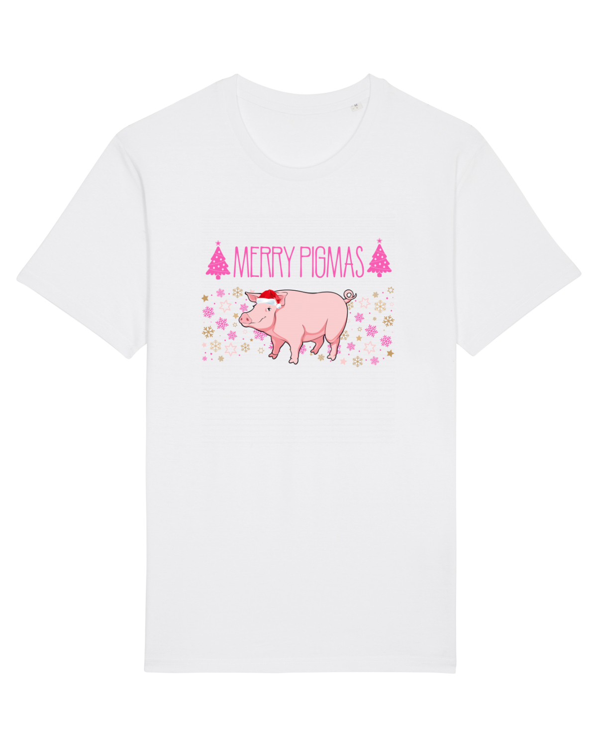 Tricou mânecă scurtă Unisex Rocker White