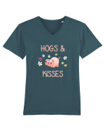 PIG Tricou mânecă scurtă guler V Bărbat Presenter