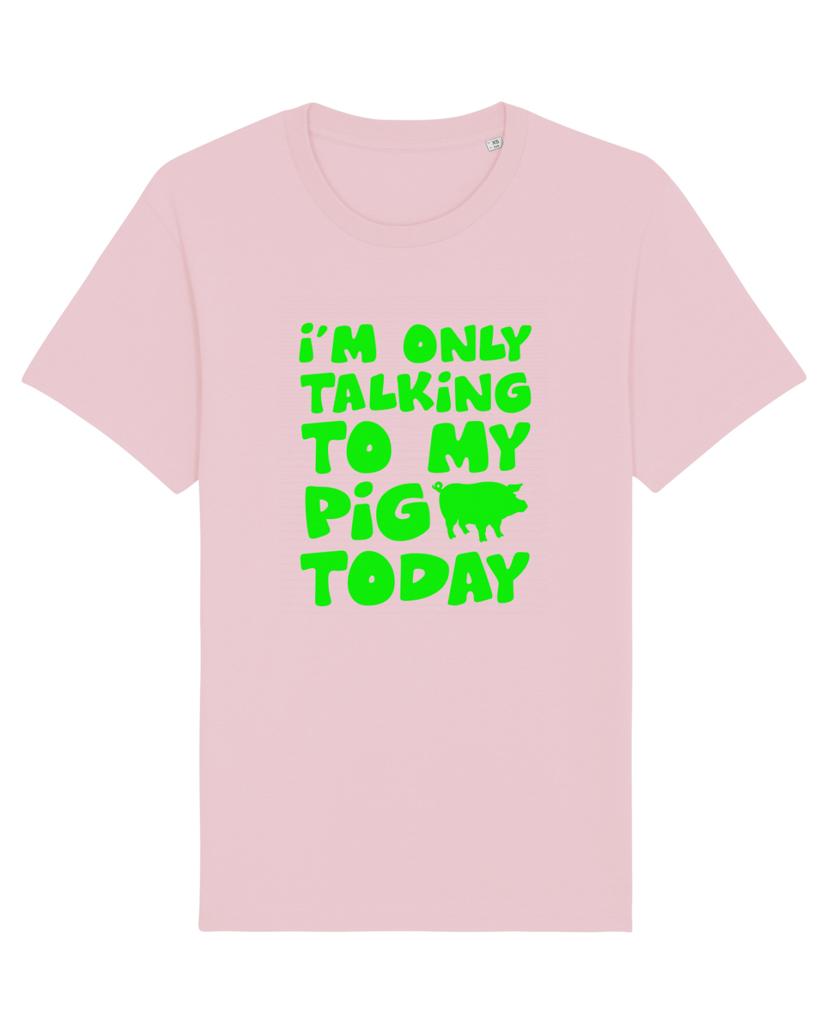 Tricou mânecă scurtă Unisex Rocker Cotton Pink
