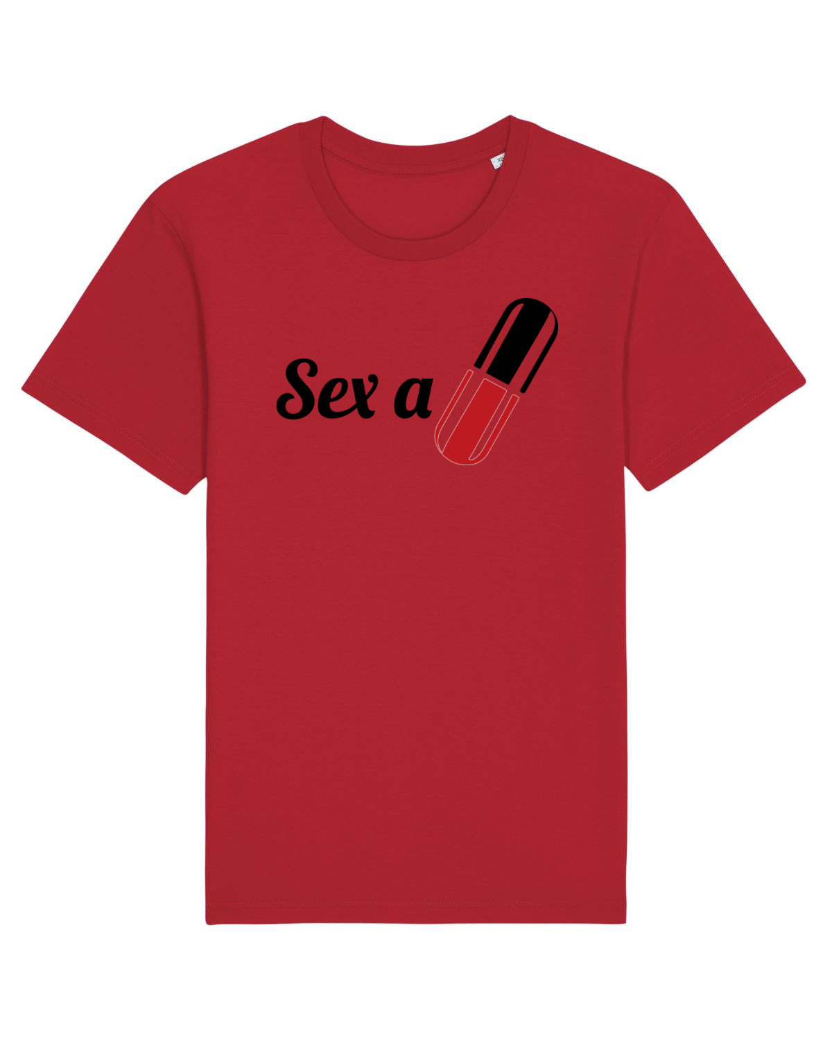 Tricou mânecă scurtă Unisex Rocker Red