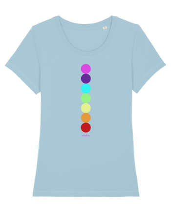 The seven Chakras Sky Blue