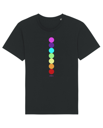 The seven Chakras Black