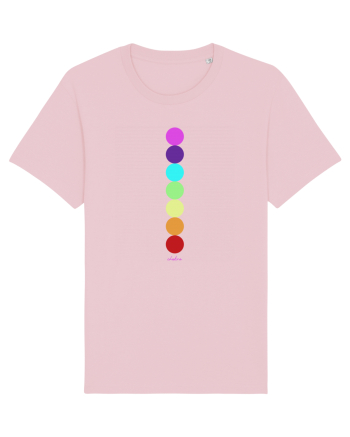 The seven Chakras Cotton Pink