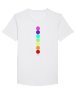 The seven Chakras Tricou mânecă scurtă guler larg Bărbat Skater