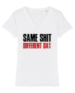 Same shit Tricou mânecă scurtă guler V Damă Evoker