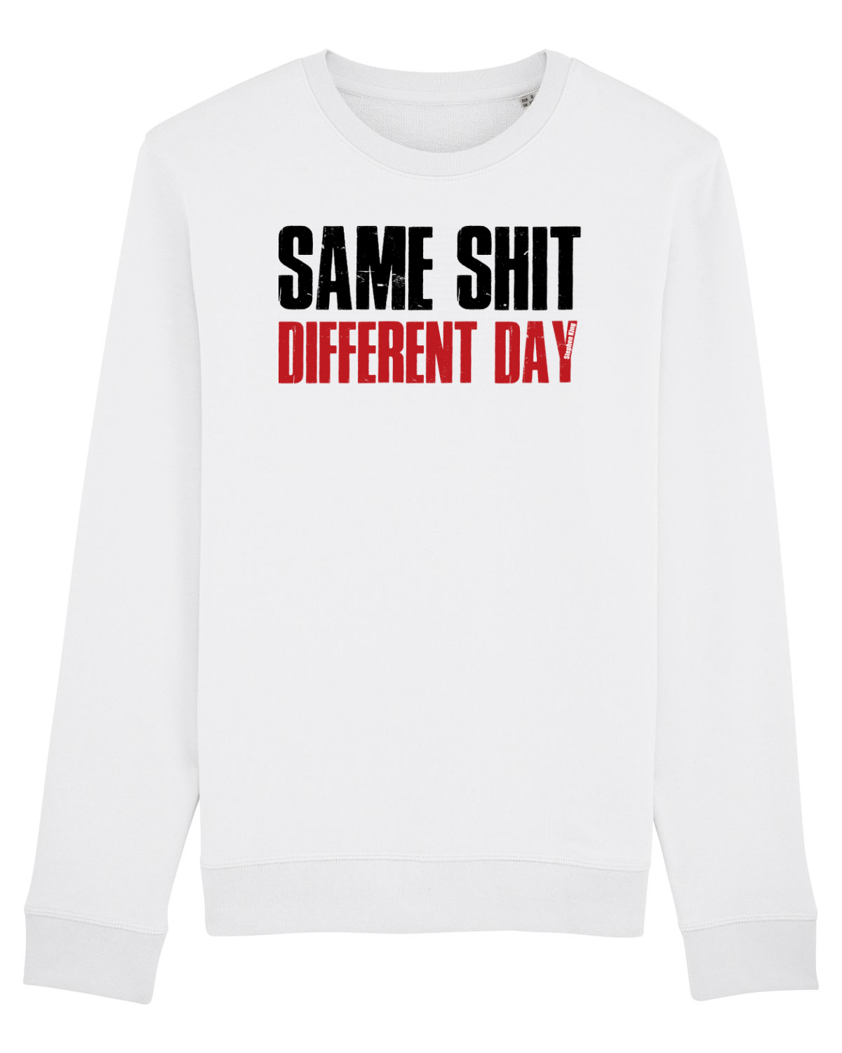 Bluză mânecă lungă Unisex Rise White