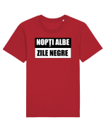 Nopti albe Tricou mânecă scurtă Unisex Rocker