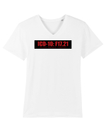 Nicotina Tricou mânecă scurtă guler V Bărbat Presenter