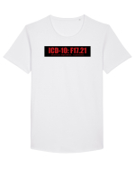 Nicotina Tricou mânecă scurtă guler larg Bărbat Skater