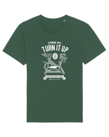 Spinning Fitness White Bottle Green