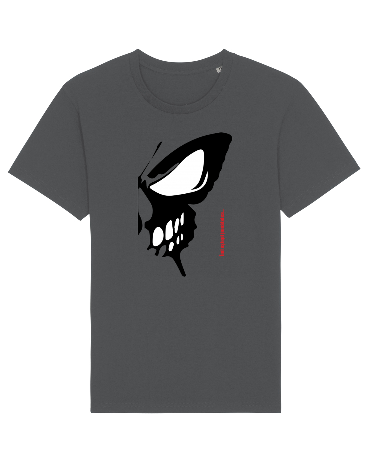 Tricou mânecă scurtă Unisex Rocker Anthracite