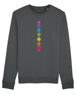 Chakra Bluză mânecă lungă Unisex Rise