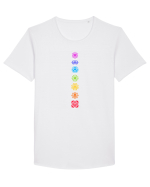 Chakra Tricou mânecă scurtă guler larg Bărbat Skater