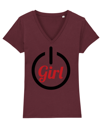 Girl Power Burgundy