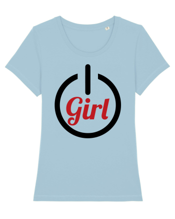 Girl Power Sky Blue
