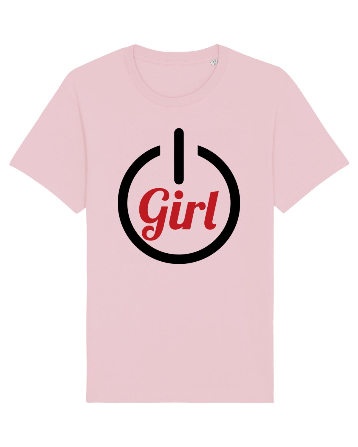 Tricou mânecă scurtă Unisex Rocker Cotton Pink