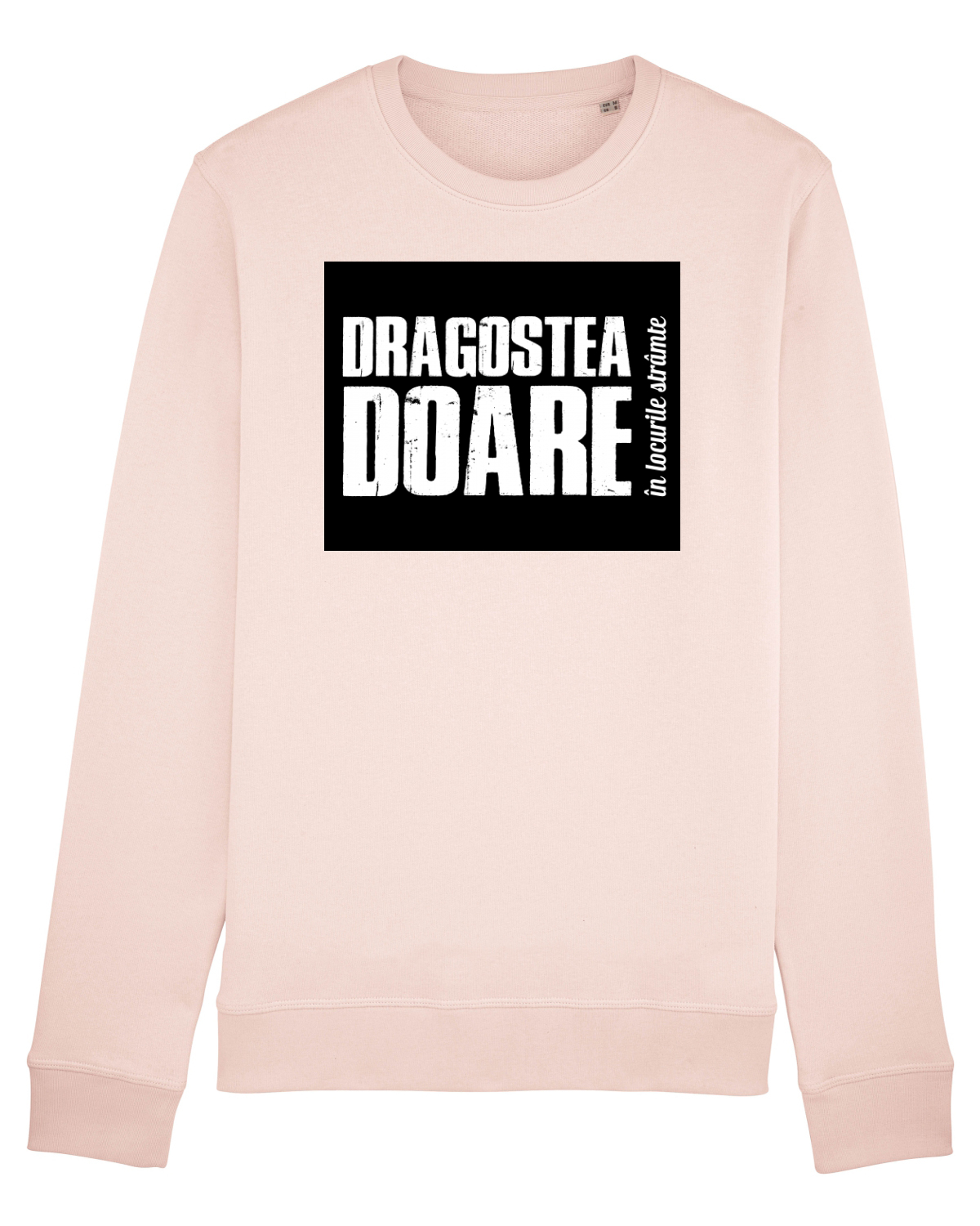 Bluză mânecă lungă Unisex Rise Candy Pink