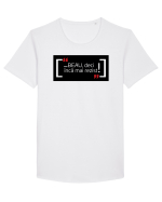 Beau Tricou mânecă scurtă guler larg Bărbat Skater