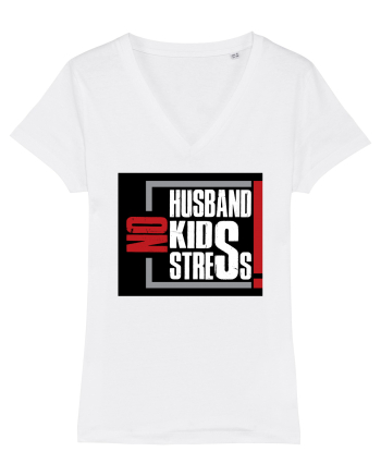 No stress! White