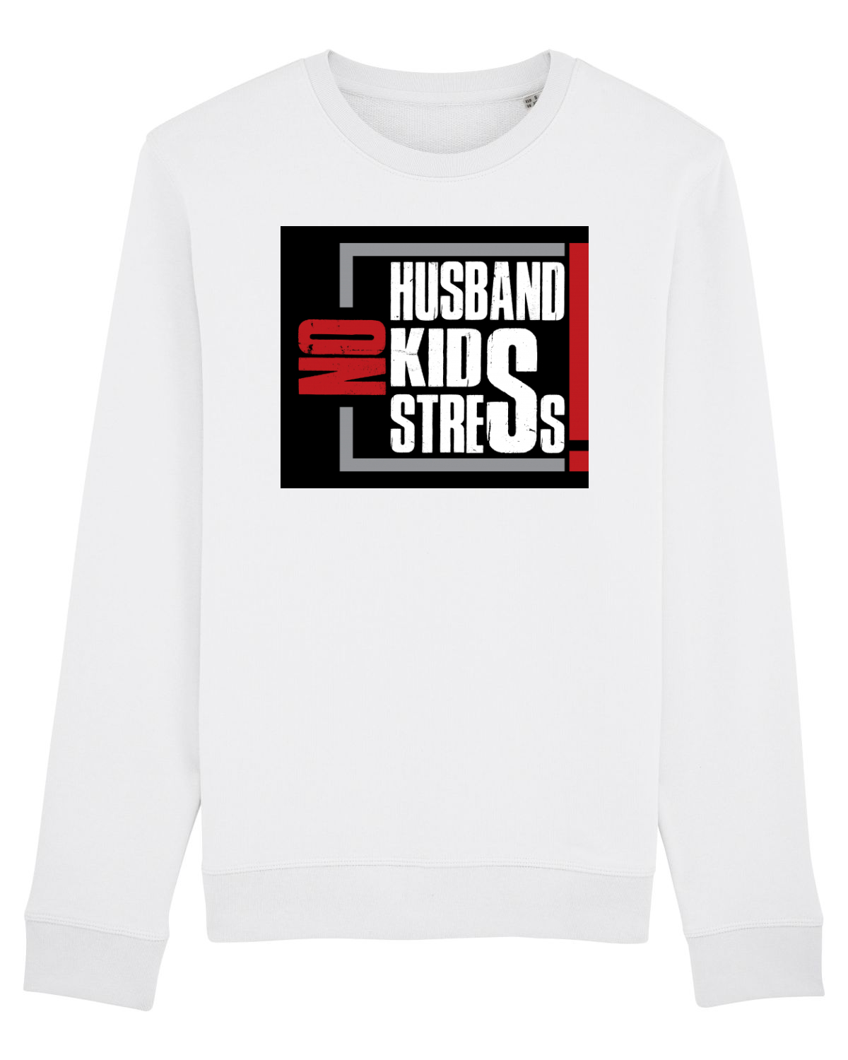 Bluză mânecă lungă Unisex Rise White