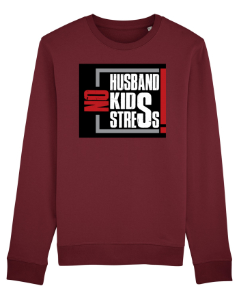 No stress! Burgundy