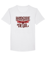 Pentru cupluri - Handsome devil - AngelDevil2 Tricou mânecă scurtă guler larg Bărbat Skater