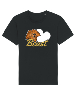 Pentru cupluri - Beast - BeastBeauty1 Tricou mânecă scurtă Unisex Rocker