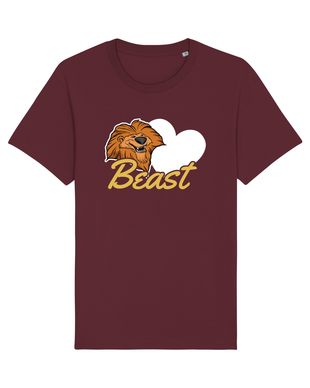 Tricou mânecă scurtă Unisex Rocker Burgundy